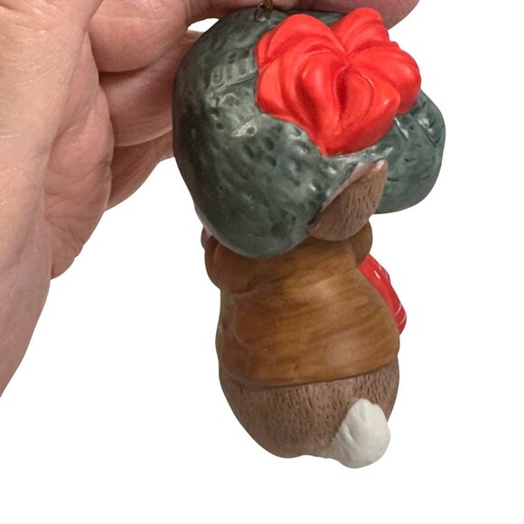 Beatrix Potter Peter Rabbit Ornament 1986 Hand-Painted Porcelain By Schmid - Picture 4 of 7